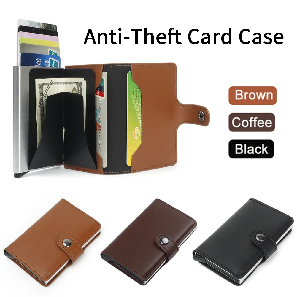 Торговый автоматический кошелек алюминиевая карта из сплава чехол