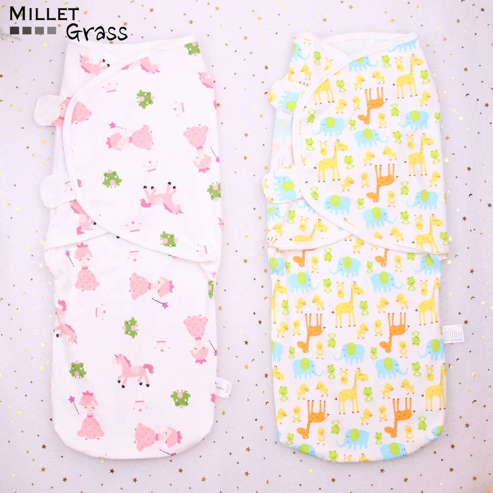 0-6-12 months baby swaddles 100% cotton soft blanket summer organic wrap Sleeping Bags |