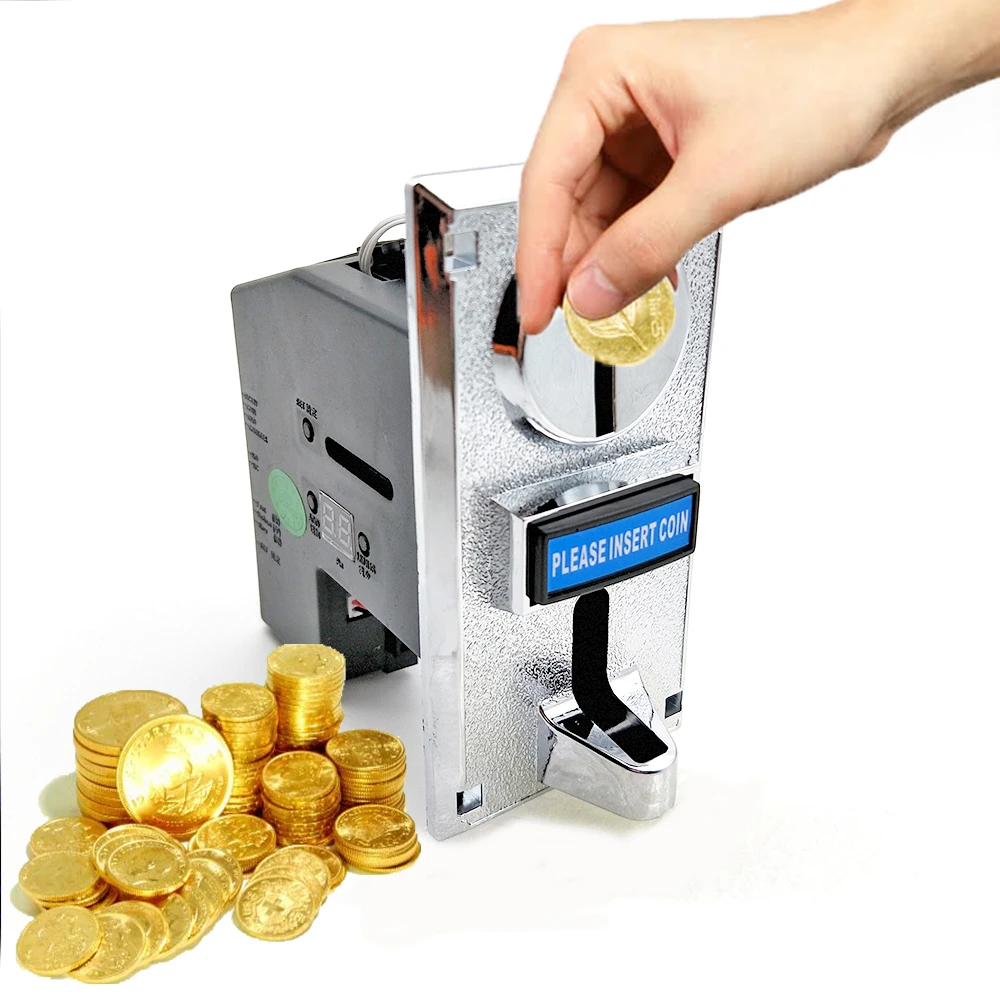 6 видов различных монеток/монетоприемник для аркадных видеоигр торговый автомат