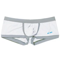 men boxers sexy sport boxer breathable home shorts bulge pouch panties knickers mid waist underwear male underpants