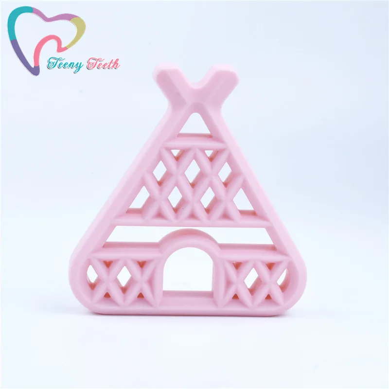 Candy Pink 1 шт. Большой Прорезыватель Силикона Прорезыватель без БФА, силиконовый кулон для DIY пустышка с зажимом цепи Прорезыватели для зубов поставщиков - Окраска металла: Candy Pink
