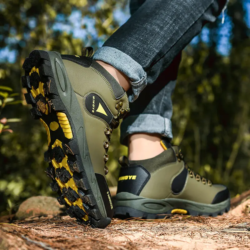 Men's Sneakers Comfortable Light Outdoor Hiking Shoes Tactical Training Military Boots Non-slip Male Hiking Boots  Zapatillas