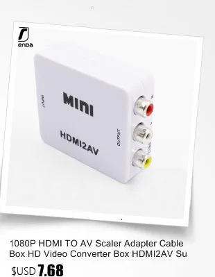 SeenDa адаптер hdmi-vga цифро-аналоговый видео аудио VGA к Hdmi для ПК ноутбук планшет мужчин конвертер с разъемом адаптер