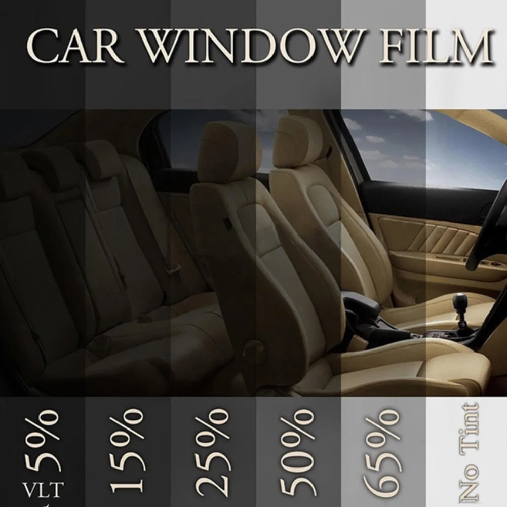 

for Car Window Glass Sticker Windows Tint Film Car Window 15% Black Tint Film Sun Shade UV Rejection
