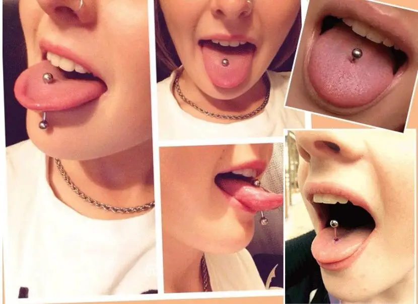 Штанга из нержавеющей стали для пирсинга ювелирное изделие прокола языка соска