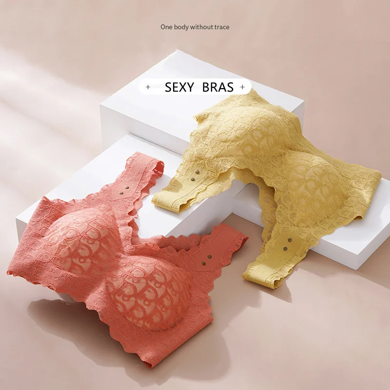 Кружевное нижнее белье для женщин сексуальный бюстгальтер без косточек