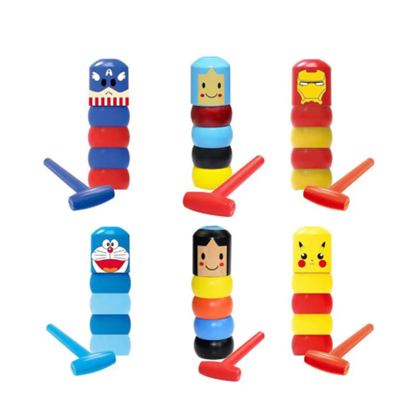 Забавные деревянные волшебная игрушка Daruma Mr бессмертный для подарок маленького