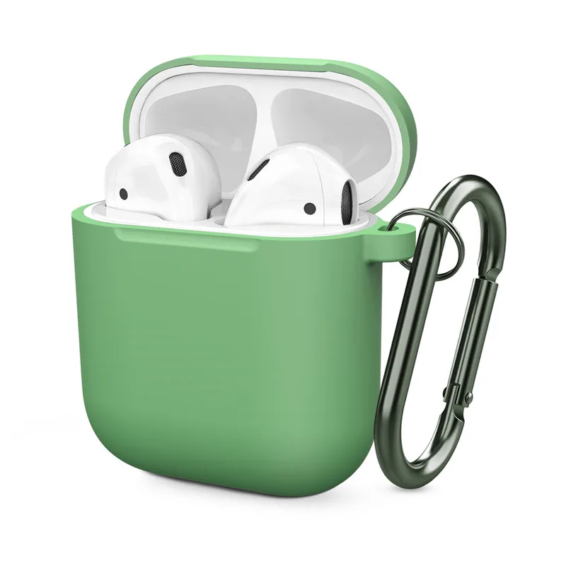 Мини Мягкий силиконовый чехол для Apple Airpods противоударный чехол для Apple гарнитура для Airpods чехол s ультра тонкий Air Pods защитный чехол