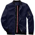 Мужская куртка-бомбер, Повседневная ветровка, тонкая куртка-пилот, верхняя одежда, зимняя куртка, повседневная армейская куртка размера плюс