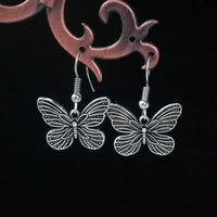 new french retro butterfly earrings female trendy design sense street hip hop punk ins fengsen ear jewelry