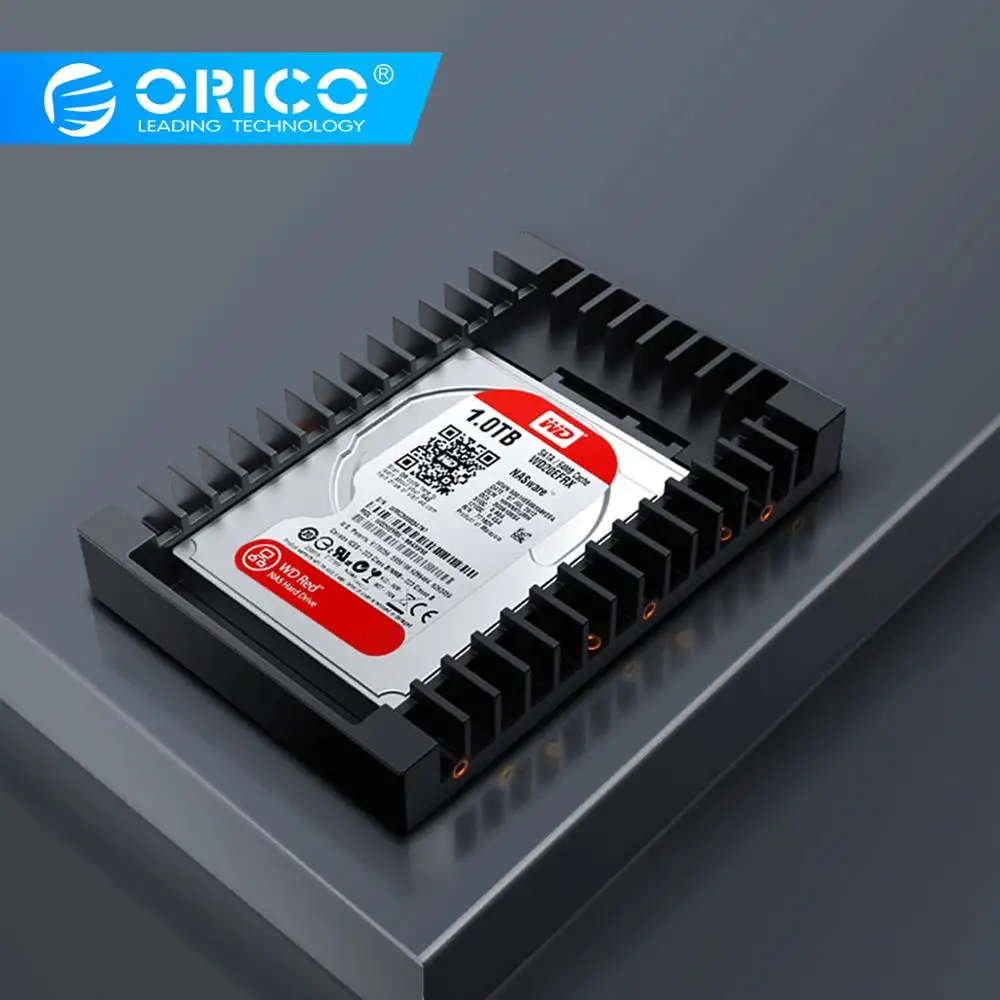 ORICO 2,5 до 3,5 дюймов HDD адаптер Жесткий диск SATA HDD Caddy Поддержка SATA 3,0 Поддержка 7/9,5/12,5 мм 2,5 дюймов SATA HDD и SSD
