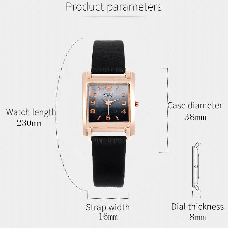 

Fashion Ladies Elegant Watches High-End Analog Business Leather Ladies Quartz Watches High-End Brand Business Ladies Luminous Wa