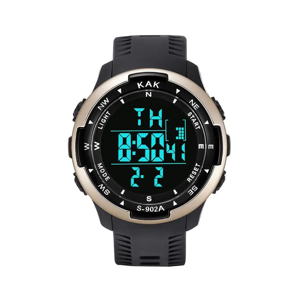 Khaki montre homme Men's Sport Watches Water Resistant Fashion Male Digital Wristwatch Outdoor Military Watch zegarek meski Clock A30 - Цвет: Khaki