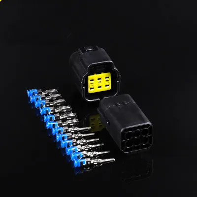 5 компл./лот 6 Pin/Way AMP tyco мужской женский Econoseal водонепроницаемый соединитель