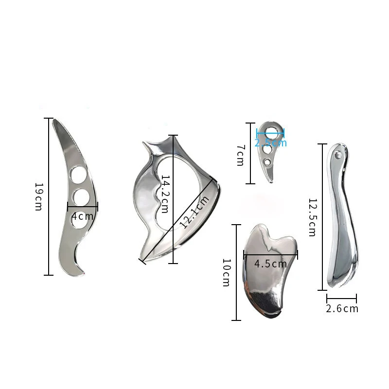 Meridian Massager Medical Stainless Steel Physiotherapy Fascia Knife Relax Muscle Promoting Blood Circulation Scraping Plate | Красота и