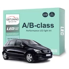 Комплект светодиодных ламп для внутреннего освещения для Mercedes Benz, класс A, B, W168, W169, W176, W245, W246, автомобильная лампа для чтения купола багажника без ошибок Canbus