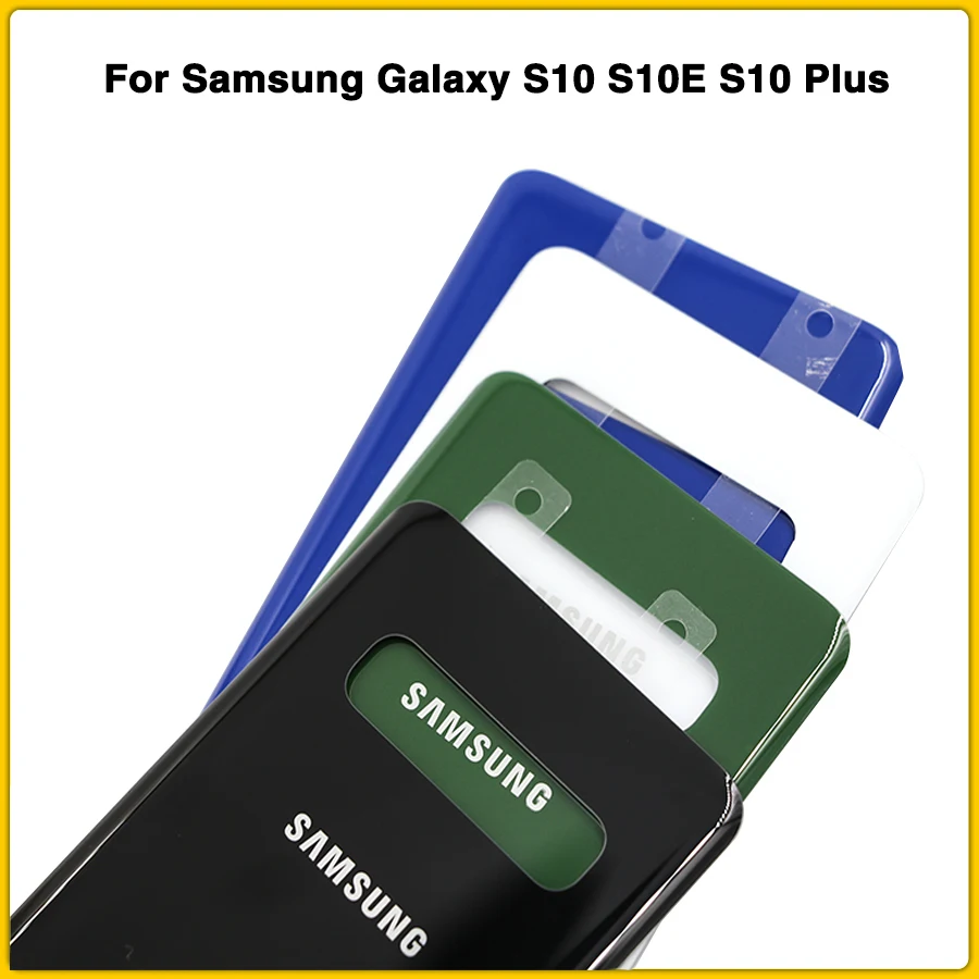 10 шт в упаковке, новая S10 чехол для задней части телефона для samsung Galaxy S10 S10E S10 плюс G973 G973F G975 G975F Батарея задняя панель чехол для задней панели