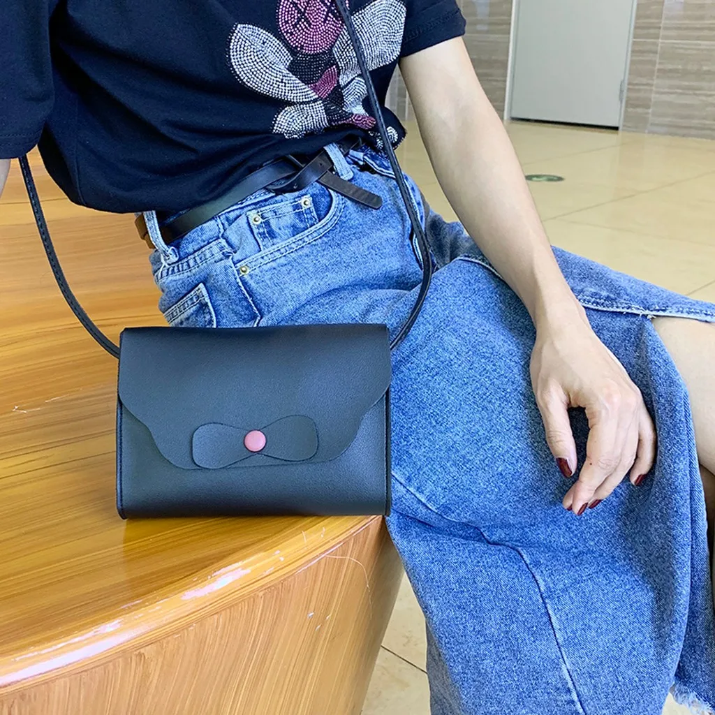 Aelicy женская сумка на плечо одноцветная кожаная мессенджер для девочек carteras mujer de