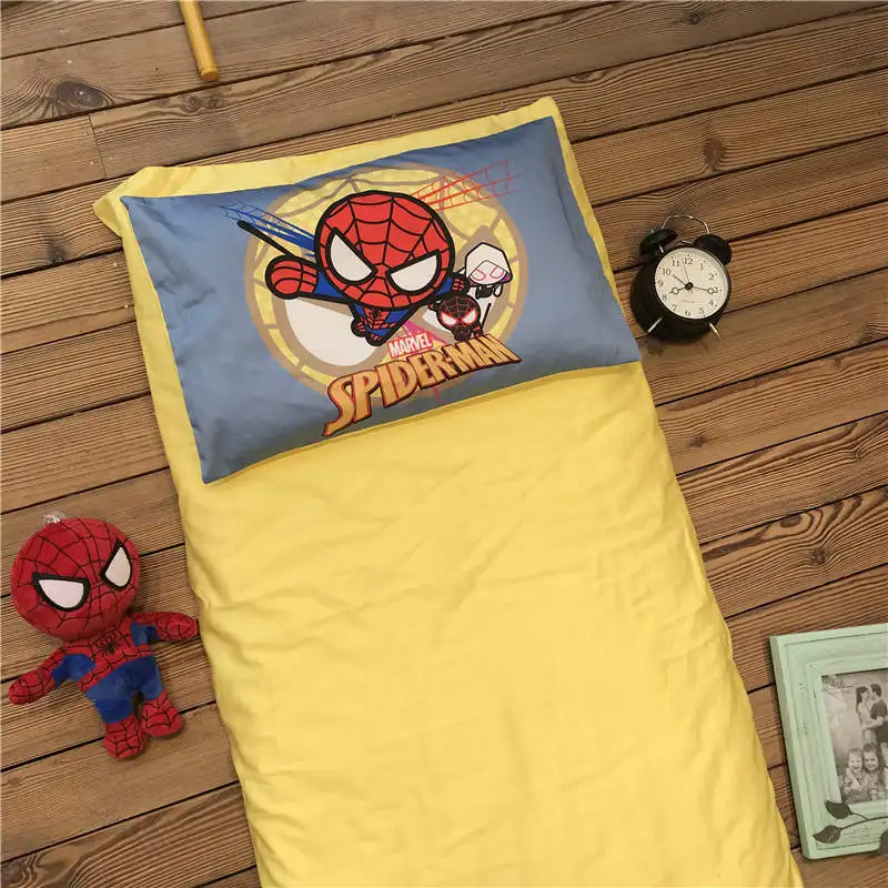 3D Дисней мультфильм Человек-паук постельные принадлежности набор для детей 60x120