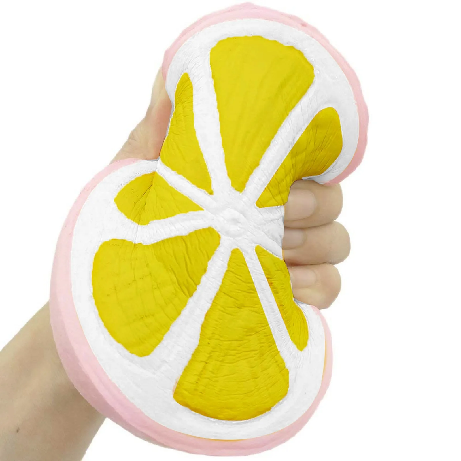 Топ игрушки антистресс 4 3 дюйма Jumo Half Lemon Suoer медленно восстанавливающие форму