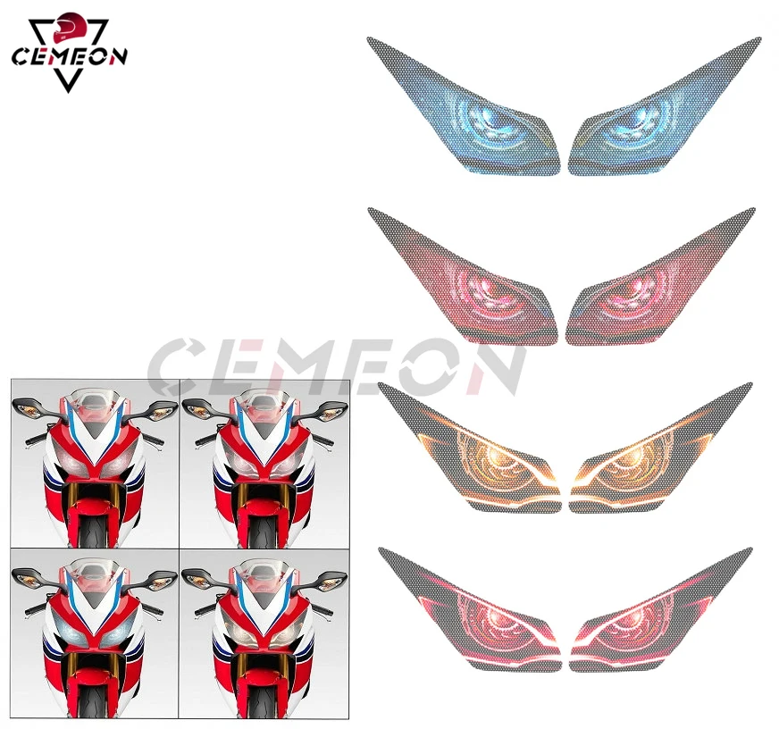 

Motorcycle headlight eye decoration sticker For Honda CBR1000RR 2013-2016 CBR 1000RR headlight decal protective film