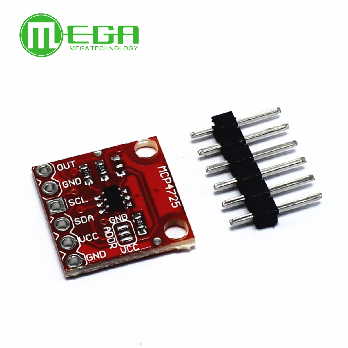 MCP4725 I2C DAC модуль макетная плата | Электронные компоненты и принадлежности