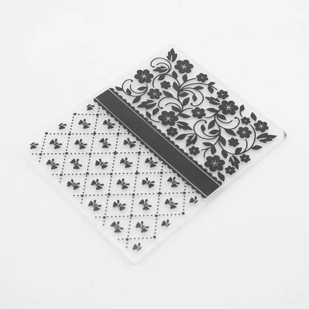 Цветок Бабочка печать DIY Скрапбукинг пластиковый тиснение шаблон папка трафарет