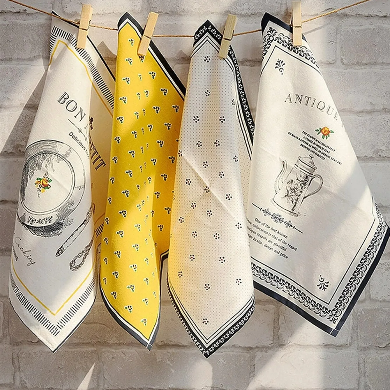 

European Style Tea Napkin Mat Cotton Hemp Mat Cloth Art Western Napkin Square Home Antiskid Food Background Cloth