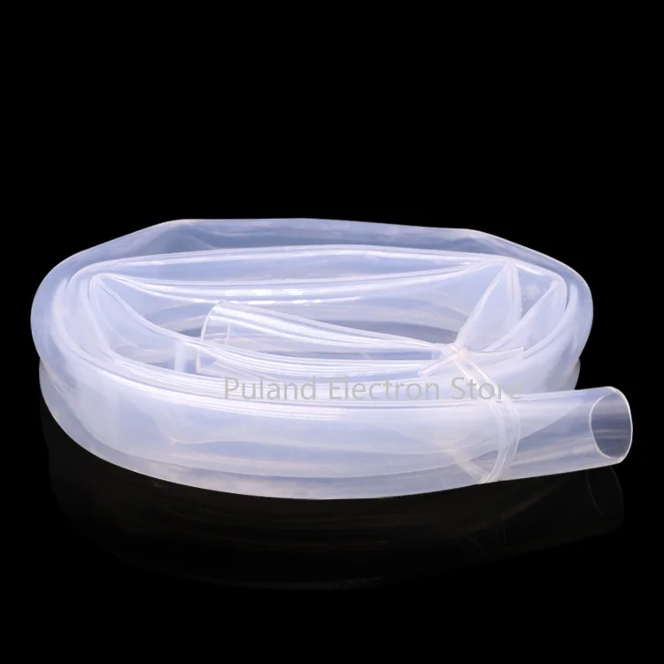 Силиконовые трубки 32x38 гибкие пищевые термостойкие нетоксичные прозрачные