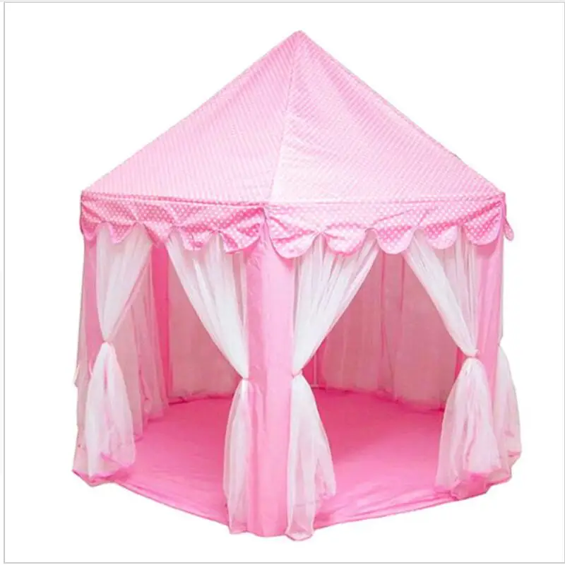 Портативная детская палатка игрушечный мяч бассейн Замок принцессы для девочек