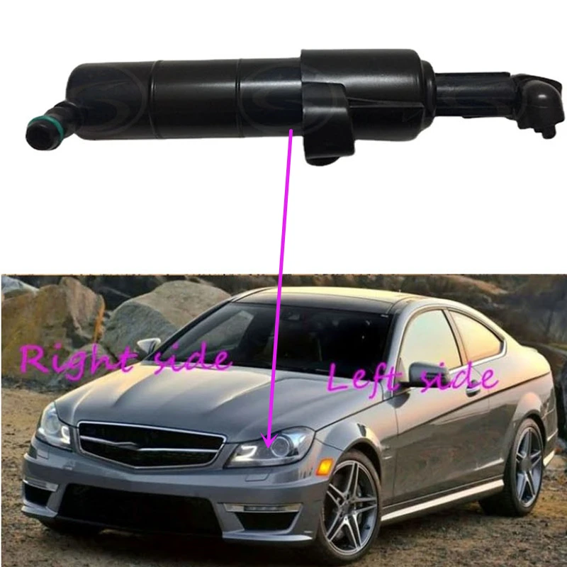 

For Mercedes-Benz C CLASS W204 2007-2010 -2013 Headlight Washer Nozzle Clean Head Light Headlamp Cleaner Nozzle