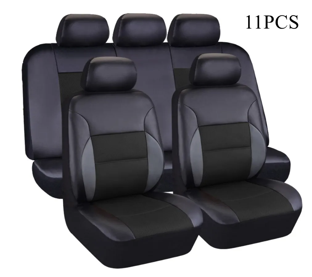 Универсальный чехол для автомобильного сиденья из искусственной кожи роскошное