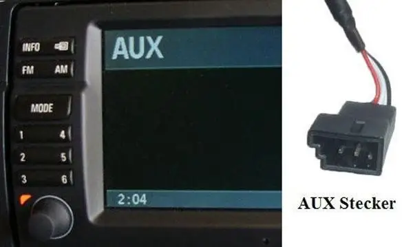 Автомобильный bluetooth модуль AUX аудио Радио адаптер 3 контактный разъем для BMW BM54 E39