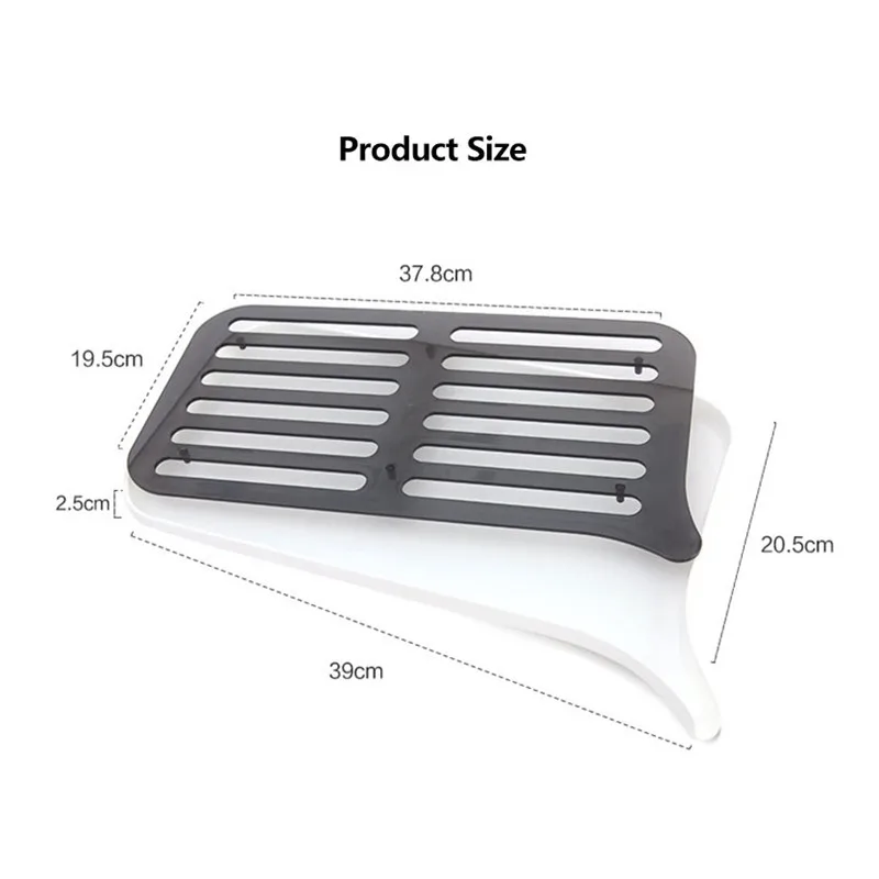 

Multifunctional Kitchen Drain Rack Double Layer Storage Rack for Fruit Vegetable Cup Drain Shelf Simple Kitchen Accessories