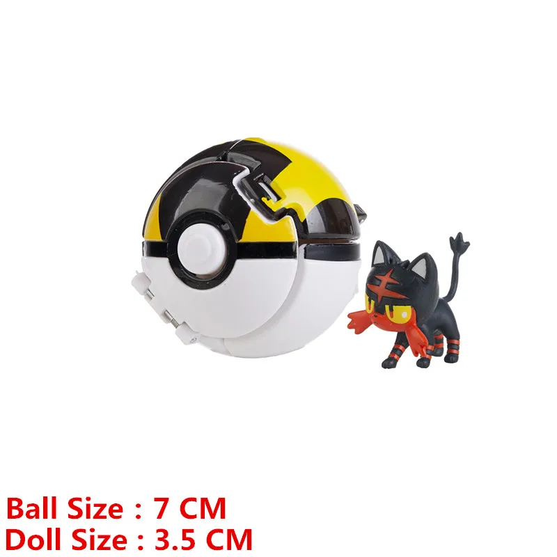 20 видов стилей Мячи покемона с Косплей Аниме Фигурка Пикачу Сквиртл чармандер Eevee