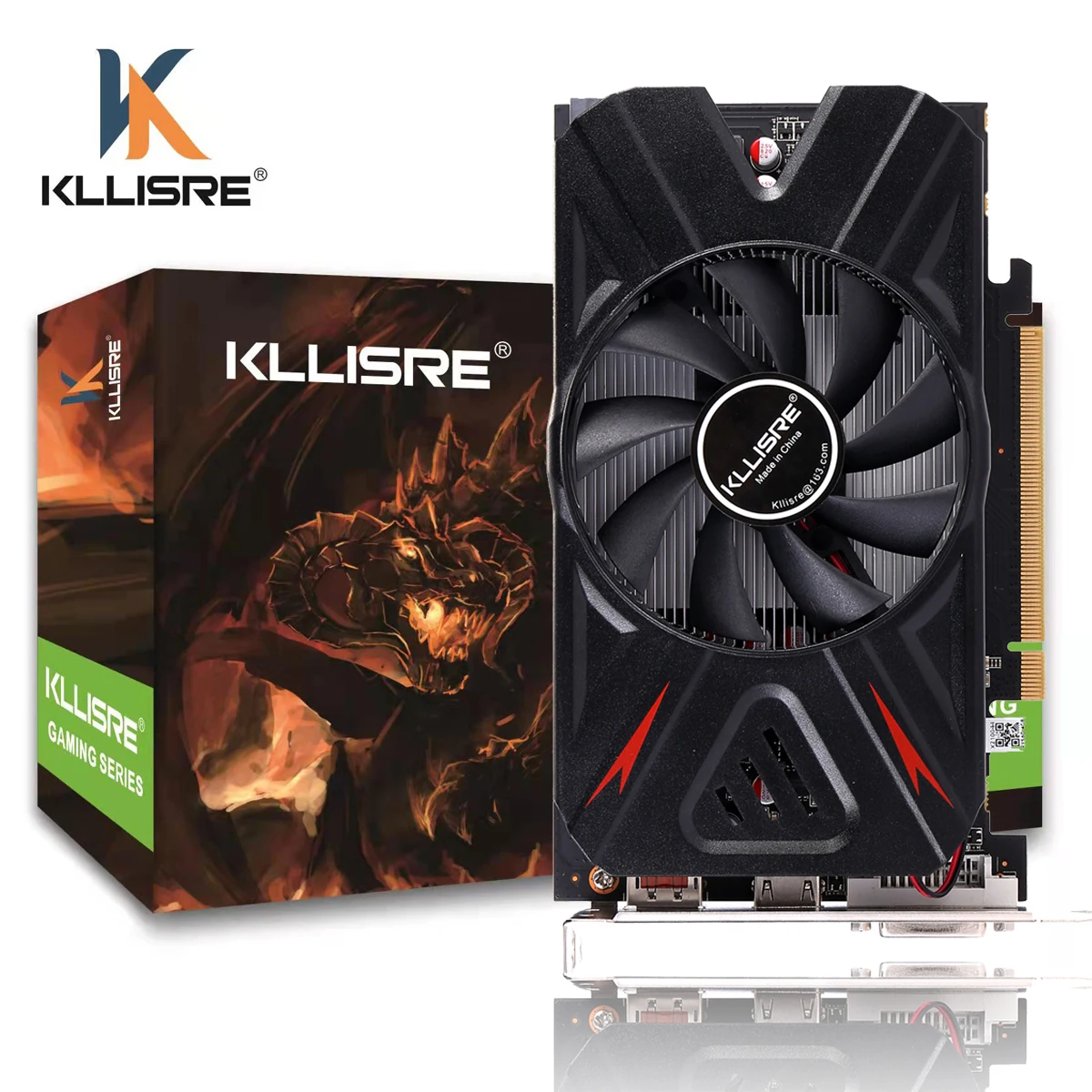 Kllisre RX 560 4 Гб Новая графическая карта 128Bit GDDR5 видеокарты для AMD Radeon RX560 4G |