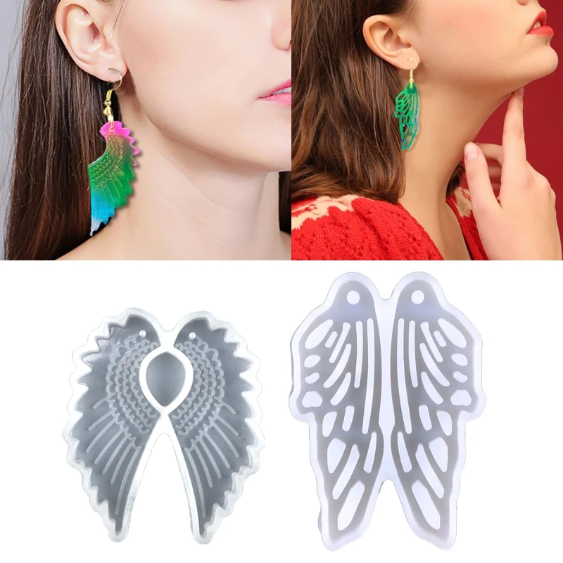 

Epoxy Resin Molds Angel Wing Molds Silicone Molds Casting Molds Jewelry Molds for DIY Craft Pendant Jewelry Gift