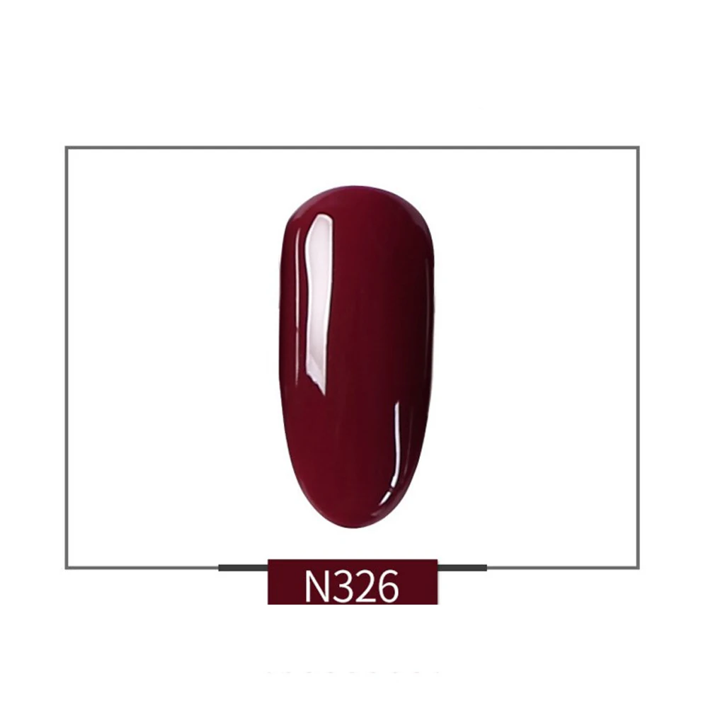 N326 15ML Серия красное вино 7,3 мл/15 мл УФ гель лак для ногтей светодиодный цветной гель для ногтей Полупостоянный гель лак для ногтей - Цвет: N326 15ML