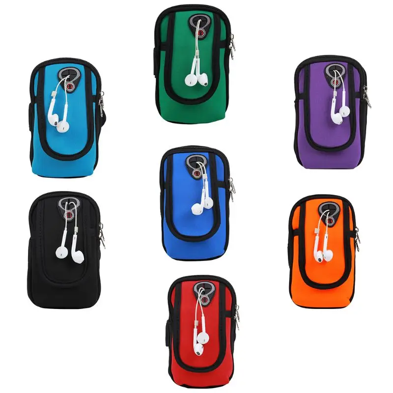 

Universal Sport Running Riding Arm Band Case For Cell Phone Pouch Holder Zipper Bag