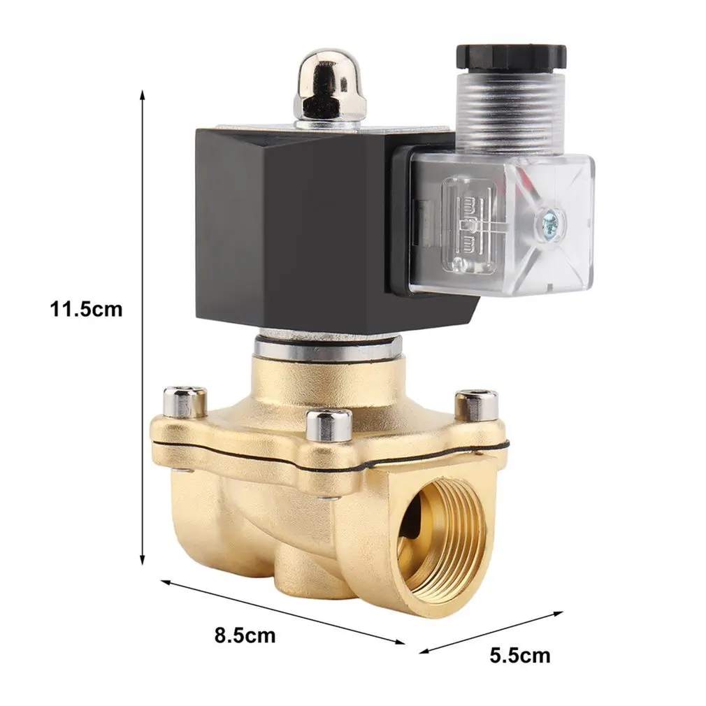 

solenoid valve water normally close brass valves 220V12V24V air water gas solenoid valve