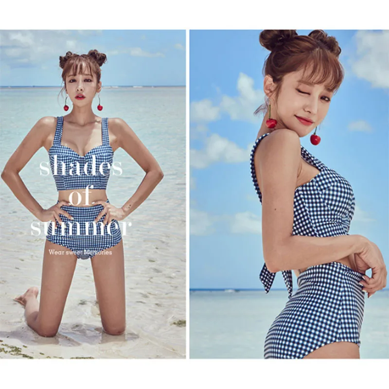 Новинка 2021 женский купальник в стиле ретро с сетчатой стальной поддержкой