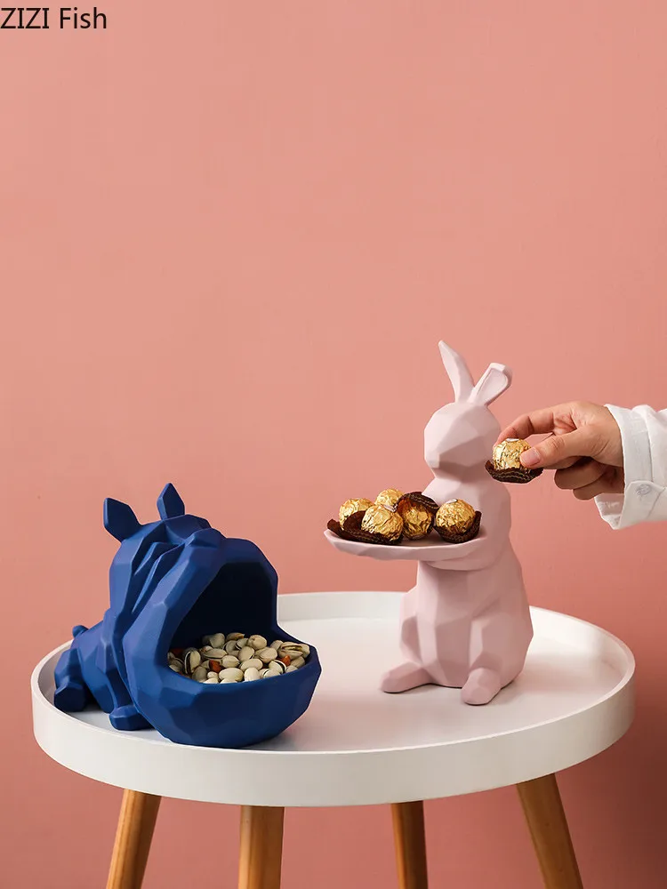 Скандинавский креативный полимерный геометрический ключ для входа в животное