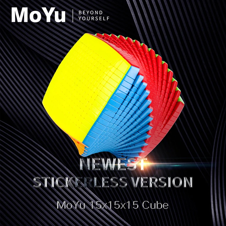 MOYU 15 слоев MoYu 15x15x15 куб с подарочной коробкой скоростной волшебный пазл 15x15