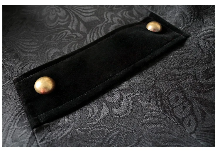 Новая мужская однотонная жаккардовая ретро форма пальто костюмы на Хэллоуин для