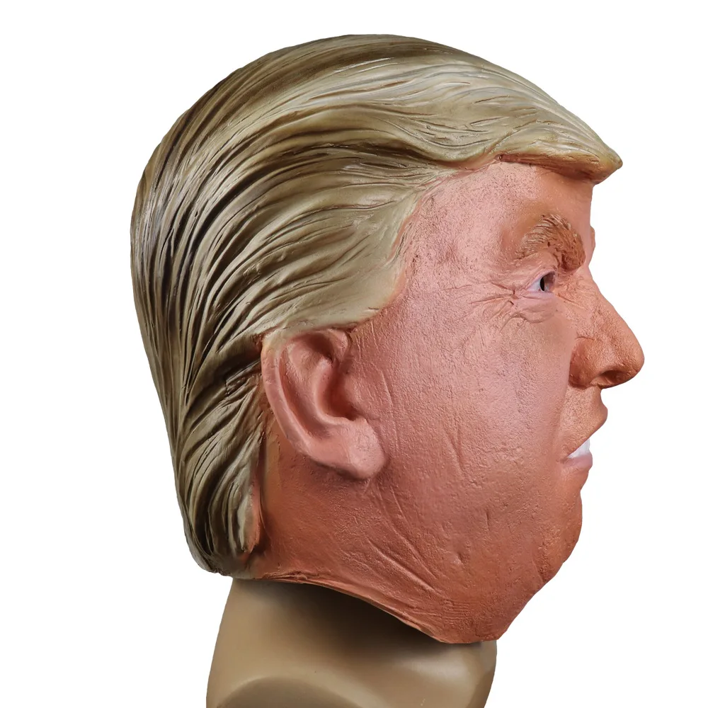 1 шт. маска Дональда Трампа гнева биллионера Президентский костюм латексная для