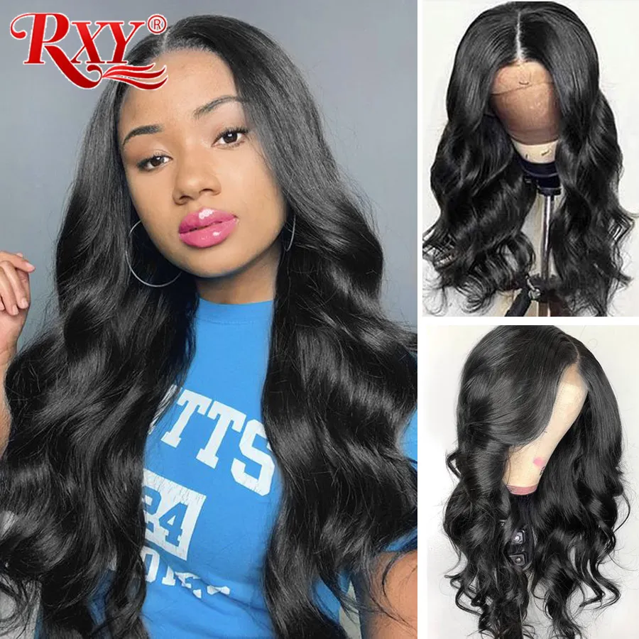 Парик с волнистым кружевом для женщин 13x4 перуанские волосы предварительно