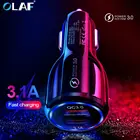 Автомобильное зарядное устройство Quick Charge 3,0 для iPhone 11 Pro max, автомобильное зарядное устройство с двумя USB-портами, быстрая зарядка для Samsung, Xiaomi, зарядное устройство USB для телефона