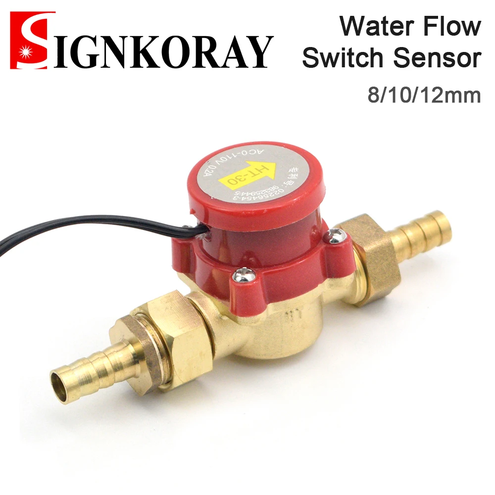 SIGNKORAY поток воды Сенсор переключатель 8/10/12 мм G1/2 &quotHT 30 защиты метр для CO2 лазерный