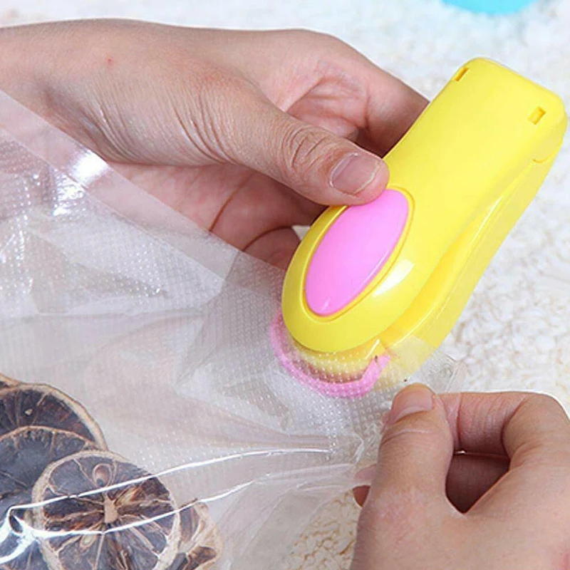 

2021 Hand Press Sealing Machine Bag Sealer Portable Mini Sealing for Household Food Bag N66