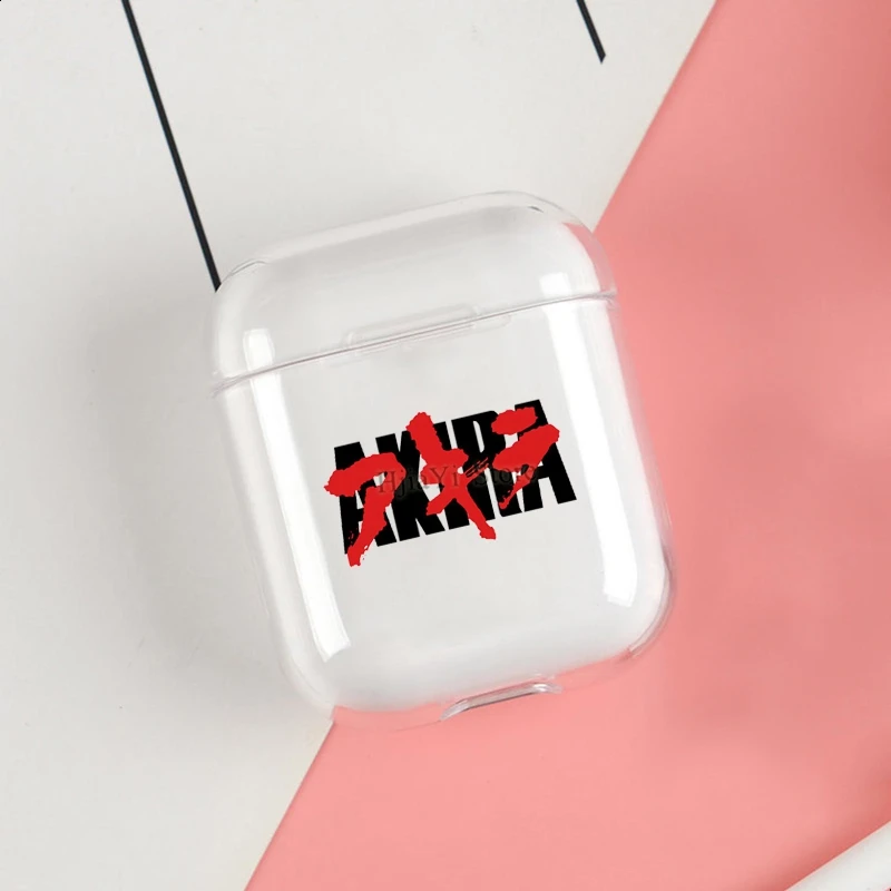 

Чехол Bloody Akira для Apple AirPods 1 2, прозрачный чехол для беспроводных Bluetooth наушников, защитный чехол